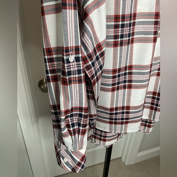 Barbour Bethwin Cloud Check Plaid Button Front Shirt, NWT - Picture 8 of 14